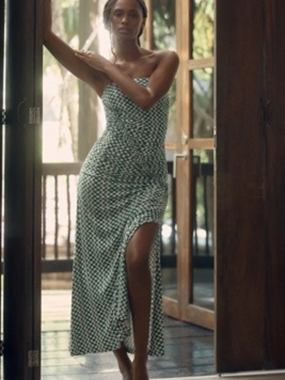 The Gabbie Strapless Ruched Tube Dress by Celandine